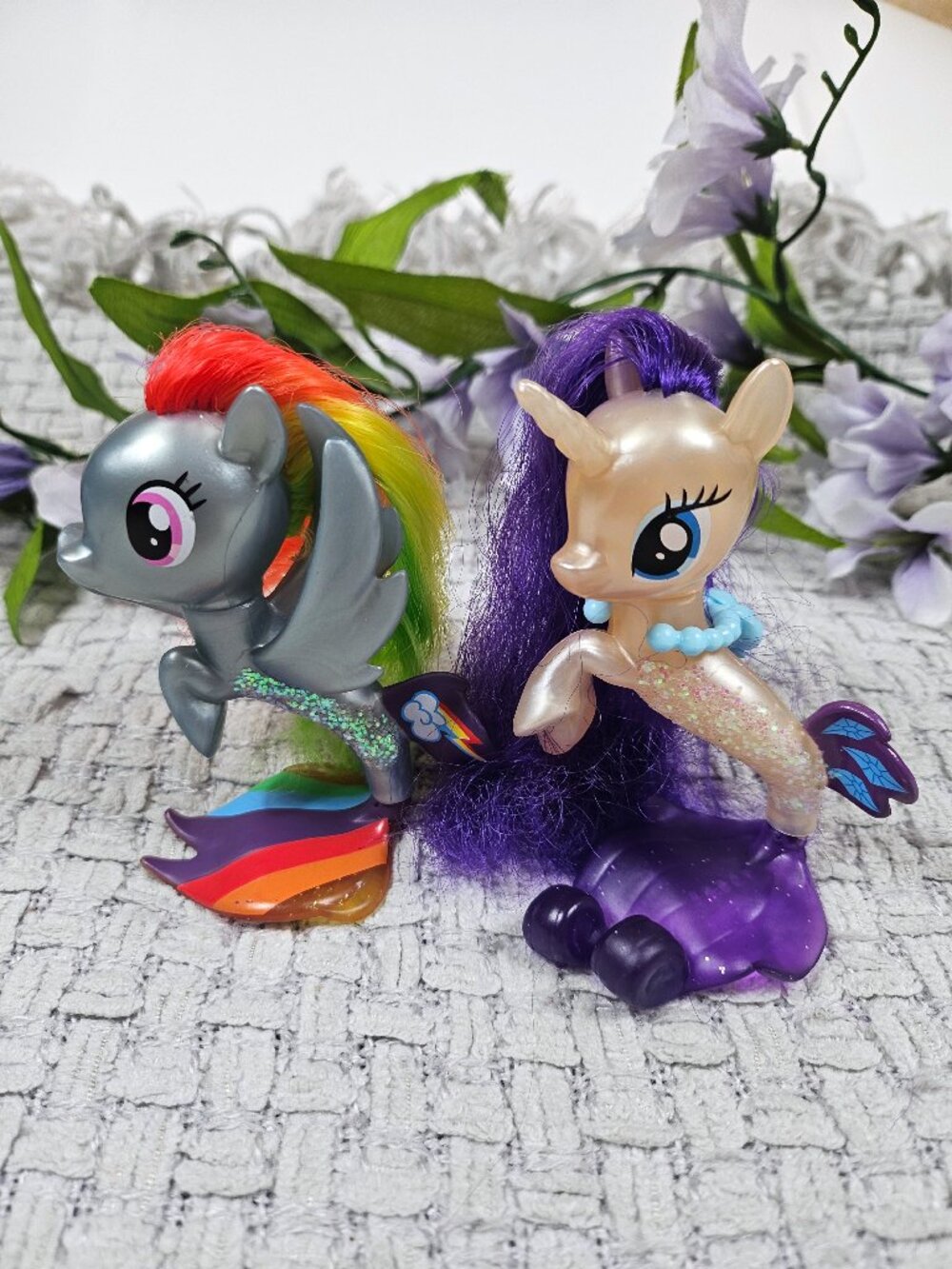 My Little Pony Seapony Figures Rainbow Dash & Rarity